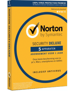 Norton 360 Deluxe 3-Devices + 25 GB Cloudstorage 1 jaar