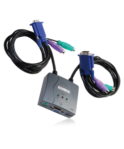 Edimax EK-PA2C 2 Poort PS/2 KVM Switch met Audio