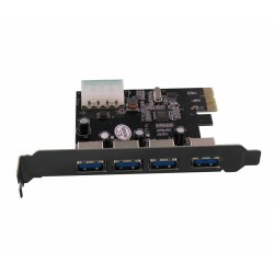 PCI Express 4 Poorts USB 3.0 Kaart