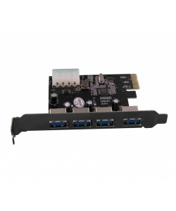 PCI Express 4 Poorts USB 3.0 Kaart