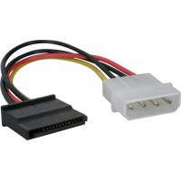 1x Molex naar 1x SATA Power Kabel lengte 15cm