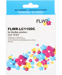 Brother LC-1100C FLWR Cyaan 11ml XL Cartridges