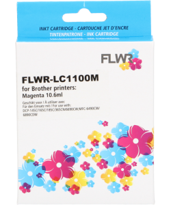 Brother LC-1100M FLWR Magenta 11ml XL Cartridges