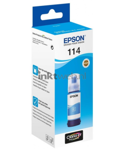 Epson 114 Cyan 70ml XL Navulinkt (Origineel)