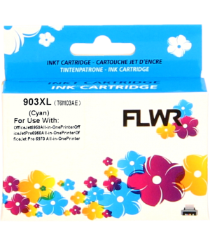 HP 903XL FLWR Cyaan 10ml Cartridges