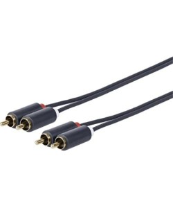 Skytronic 2x RCA naar 2x RCA Audiokkabel 10M