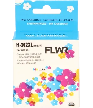 HP 302XL 18ml FLWR Kleur Cartridges