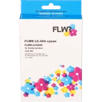 Brother XL LC-424 8ml FLWR Cyaan Cartridges