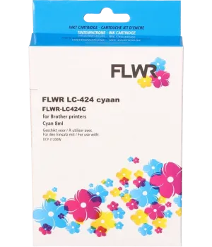 Brother XL LC-424 8ml FLWR Cyaan Cartridges