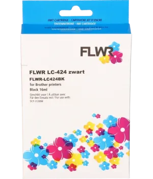 Brother XL LC-424 16ml FLWR Zwart Cartridges