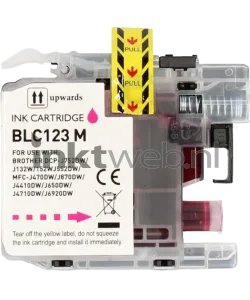 Brother LC-123XL Magenta 10ml FLWR Cartridges