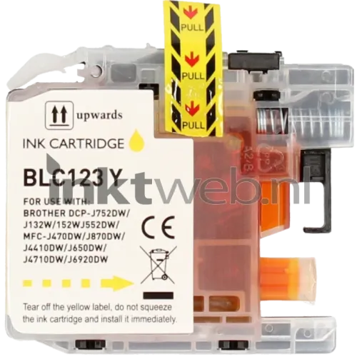 Brother LC-123 FLWR Geel Cartridges