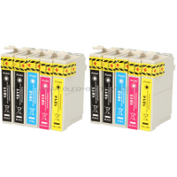 Epson (2X) 1811 XL Multipack FLWR Zwart en Kleur