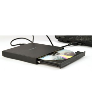 Externe USB CD/DVD brander/speler Zwart