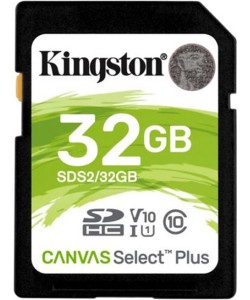 Kingston Technology Canvas Select Plus 32 GB SDXC UHS-I Klasse 10