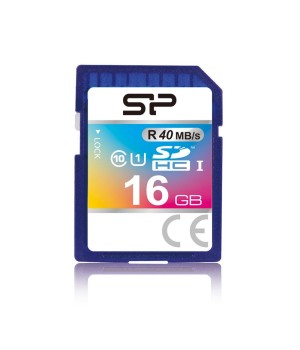 Silicon Power SP016GBSDH010V10 flashgeheugen 16GB SDHC Klasse 10