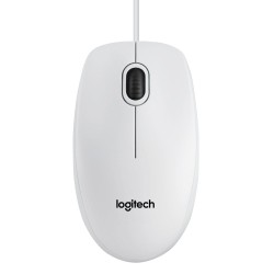 Logitech B100 Optische Bedraade Witte Usb Muis