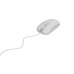 4-button Wired Optical USB Muis Wit/Zilver