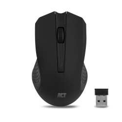 ACT MS Wireless Muis Zwart OEM