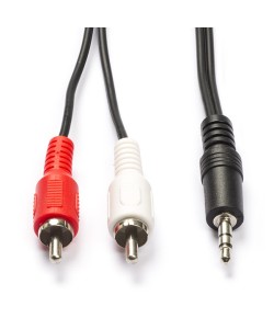 Audio Jack 3.5 mm naar RCA plug kabel 5m