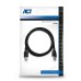 ACT AC3032 USB-kabel 1,8 m USB 2.0 USB A USB B Printerkabel Zwart