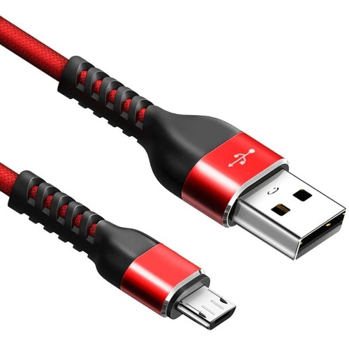 Micro USB naar USB-A Kabel 1M Zwart