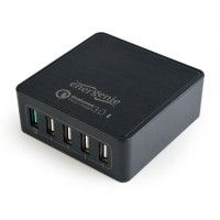 USB Snellader QC3.0 5-Poorts Zwart