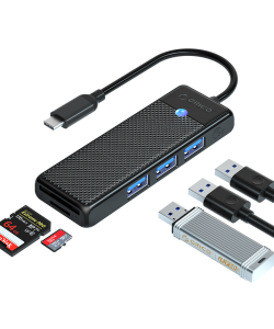 Orico 3 Poort USB 3.0 Type-C Hub met Kaartlezer