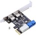 PCI Express Expansio USB 3.0 naar 2 Port External