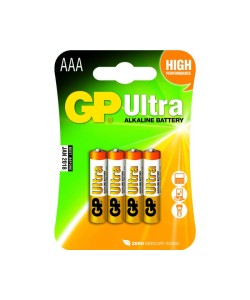 GP Ultra Alkaline AAA Micro penlite, blister 4