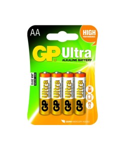 GP Ultra Alkaline AA Mignon penlite, blister 4