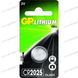 GP Lithium knoopcel CR2025, blister 1