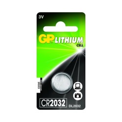 GP Lithium knoopcel CR2032, blister 1