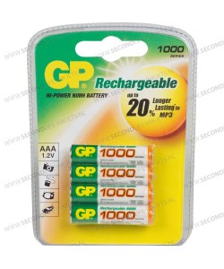 GP NiMH oplaadbare AAA Micro penlite (950 series), blister 4