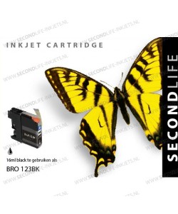 Brother LC123 Zwart 16ml XL Cartridges