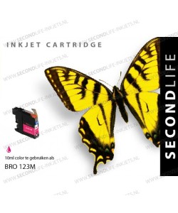 Brother LC123 Magenta 10ml XL Cartridges