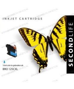 Brother LC125 Cyaan 15ml XL Cartridges