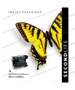 Brother LC1280 Zwart 30ml XL Cartridges