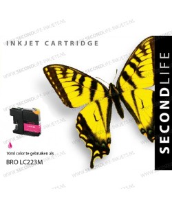 Brother LC223 Magenta 10ml XL Cartridges