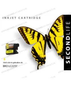 Brother LC223 Geel 10ml XL Cartridges