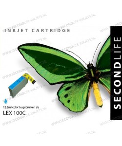 Lexmark 100 Cyaan XL 12.5ml Cartridges