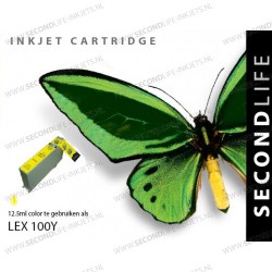 Lexmark 100 Geel XL 12.5ml Cartridges