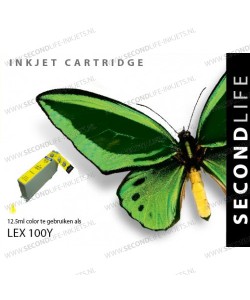 Lexmark 100 Geel XL 12.5ml Cartridges