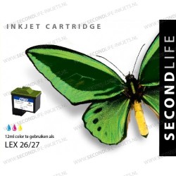 Lexmark 26 / 27 Kleur 12ml Cartridges