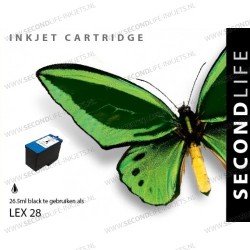 Lexmark 28 Zwart 26.5ml Cartridges