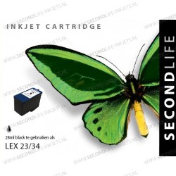 Lexmark 23 / 34 Zwart 28ml Cartridges