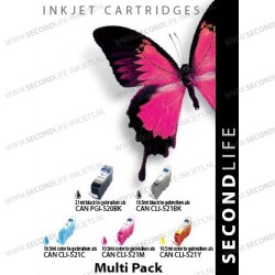 Canon 520/521 Multipack XL Serie Cartridges