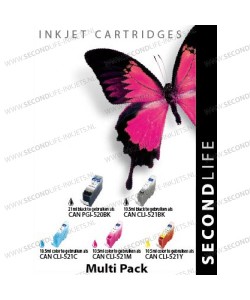 Canon 520/521 Multipack XL Serie Cartridges